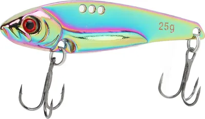 Produktbild von 25g Blattköder, Metall-Vib Blade Lure, Kunstköder für Süßwasser, silber