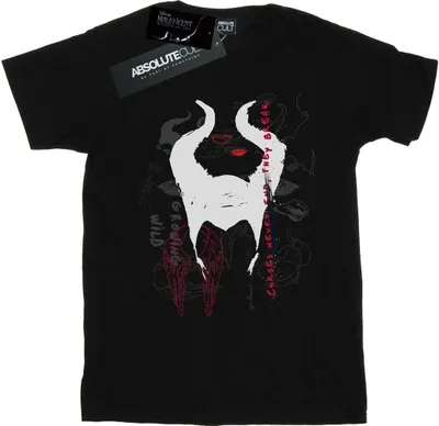 Produktbild von Disney - "Mistress Of Evil Growing Wild Horns" T-Shirt für Damen BI35413 (XXL) (Schwarz)