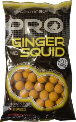 Produktbild von Starbaits® Boilies Starbaits Probiotic Ginger Squid - 1 kg