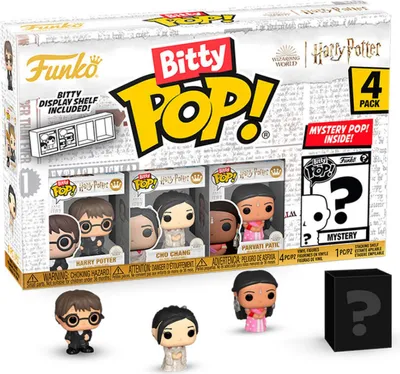 Immagine prodotto di Funko Pop! Bitty POP Harry Potter - Zestaw 4 figurek Harry i przyjaciele