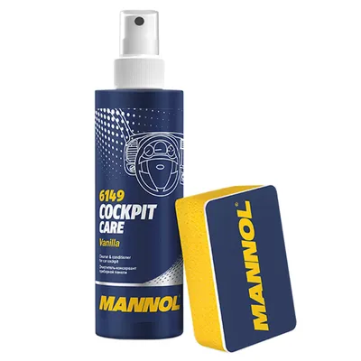 Produktbild von 1 x Vanilla Mannol 6149 Cockpit Care Innenraumpflege 250 ml incl. Schwamm