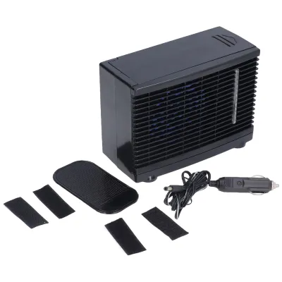 Zdjęcie produktu dla Mini klimatyzator, cicha, przenośna chłodziarka wyparna ze zbiornikiem na wodę do samochodu i domu, 12 V