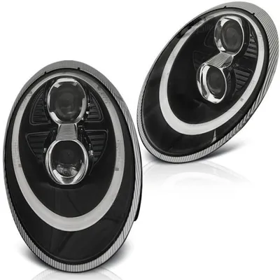 Productafbeelding van Xenon koplampen met LED-dagrijverlichting, geschikt voor Porsche 911 997, bouwjaar 2004-2008, zwart