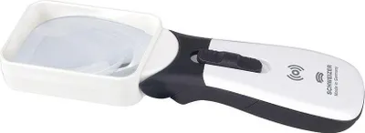 Produktbild von Schweizer ERGO-Lux i Mobil 2,5 fach/ 75*50mm Warmweiß Einzellupe