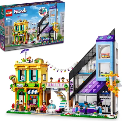 Image de LEGO Friends 41732 Fleuriste et studio de design dans le centre-ville (2 010 pièces)