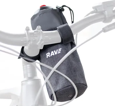 Produktbild von RAVE Lenker Iso-Flaschentasche, Getränkehalter für Fahrrad & E-Bike - Lenkertasche - Fahrradzubehör - Grau