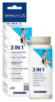 Produktbild von Astralpool 3 in 1 Teststreifen (50 Stk.)
