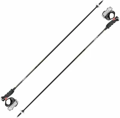 Obrázok produktu pre Leki Carbon 12 3D Black/Dark Anthracite/Neonyellow 110 cm Lyžiarske palice