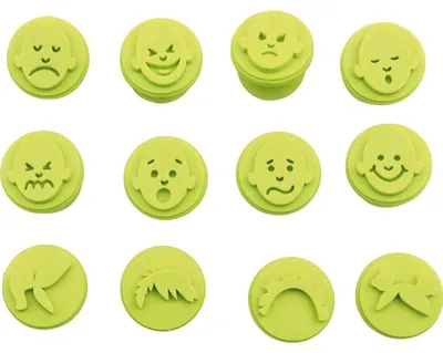 Obrázok produktu pre Eduplay sada pečiatok Emotions 12 kusov - vzdelávacia hračka pre deti