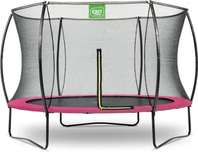 Image de EXIT Silhouette Trampoline ø305cm – Sur pieds – Rond – Trampoline de Jardin – pour Enfants – Rose