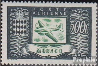 Produktbild von Briefmarken Monaco 1949 Mi 395 postfrisch Flugzeug