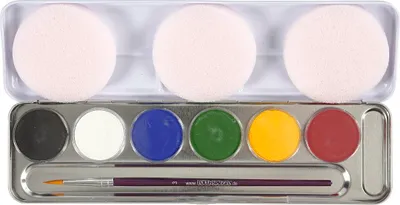 Zdjęcie produktu dla Creativ Company 76135, Czarny, Niebieski, Zielony, Czerwony, Biały, Żółty, Twardy, 6 szt.
