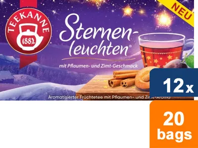 Produktbild von Teekanne - Sternenleuchten (Winter tee) - 12x 20 Teebeutel