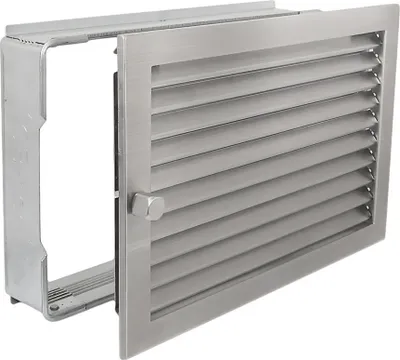 Produktbild von Warmluftgitter WG 3523 ES Edelstahl matt 350 x 230mm Lüftungsgitter Abluftgitter