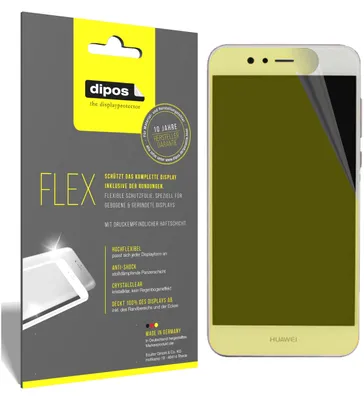 Produktbild von 3x Schutzfolie für Huawei Nova 2 Folie, 100% Displayabdeckung, dipos Flex