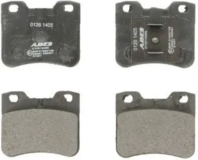 Produktbild von ABE Bremsbeläge Satz Vorne passend für PEUGEOT 106 II Schrägheck (1A, 1C) C1P012ABE