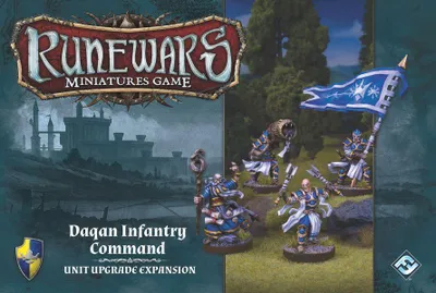 Produktbild von Runewars Miniatures Game: Daqan-Infanteriekommando – Erweiterung zur Einheitenverbesserung