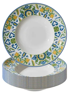 Produktbild von Ritzenhoff & Breker Roma Verde Pastateller ø 30,5 cm 12er Set