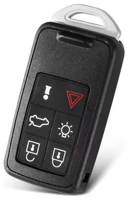 Produktbild von Techstar-Autoschlüsselgehäuse für Volvo mit 6 Tasten, kompatibel mit S60, S80, V70, XC60, XC70