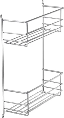 Produktbild von Kesseböhmer Putzmittelkorb II 323 x 102 x 380 mm 2-etagig für Wandmontage oder Montage in Schränken von Ordnungsystem Korb für Küchenutensilien