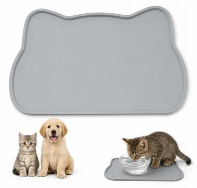 Productafbeelding van Voermat voor Honden en Katten - Antislip en Waterdicht - 42 x 30 cm