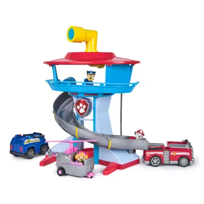 Produktbild von Paw Patrol Hauptquartier mit Licht und Sound, Fahrzeugen und Figuren