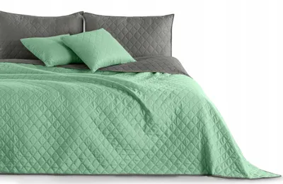 Produktbild von DecoKing Tagesdecke Mint Stepp 170x270cm