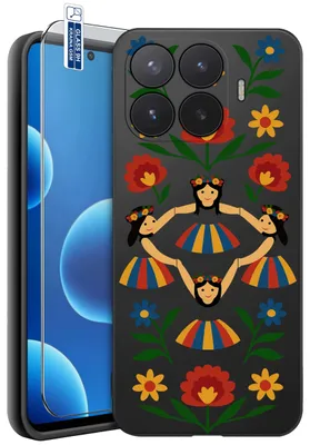 Productafbeelding van Beschermhoezen voor de Xiaomi 17T – Designs | Mat siliconen hoesje + 9H-glas