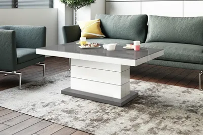 Produktbild von Design Couchtisch Tisch H-333 höhenverstellbar ausziehbar Esstisch