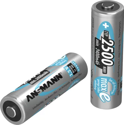 Produktbild von Ansmann MaxEplus NiMH-Akku Mignon 2500mAh 1er Pack