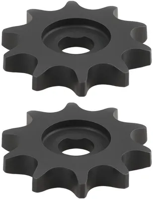 Image de Ensemble de 2 axes d'engrenage de 10 dents pour moteur à courant continu MY1020