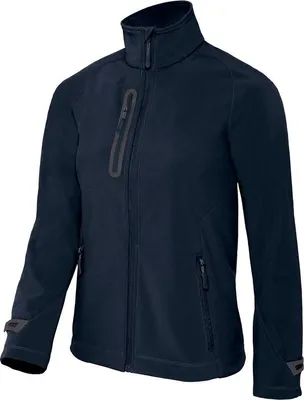 Produktbild von Damen-Softshelljacke - B&C X-LITE SOFTSHELL/W - navy - Größe XL