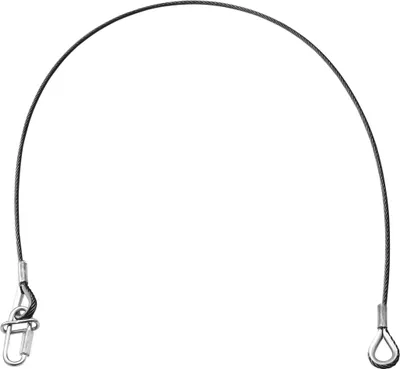 Immagine prodotto di EUROLITE Sicherungsseil UNV-35FBS 6x1000mm bis 35kg sw (58010377)