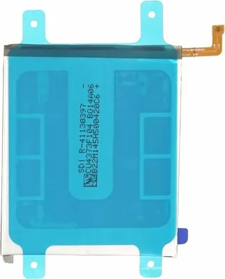 A product shot of a Samsung Galaxy S21 FE 5G battery.