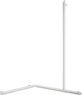 Produktbild von Delabie Handlauf 2-Wände + Br.H.Stg. verti. Be-Line D35 Alu weiß
