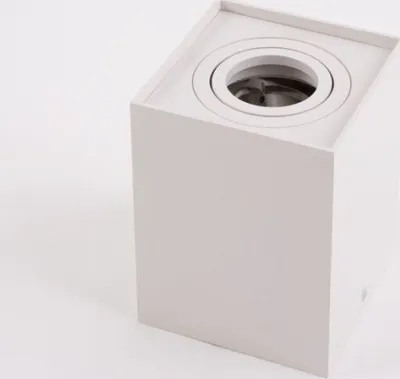 Zdjęcie produktu dla Spot natynkowy ruchomy biały kwadratowy 1xGU10 35W Ecolight EC79965