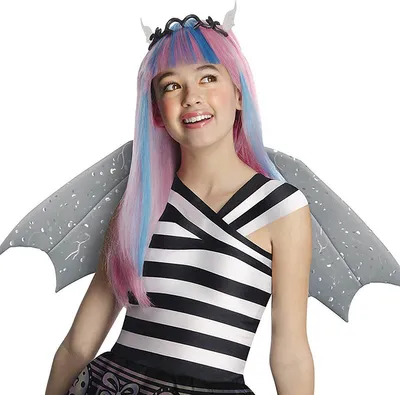 Produktbild von Monster High Kinder Perücke (Rochelle Goyle)