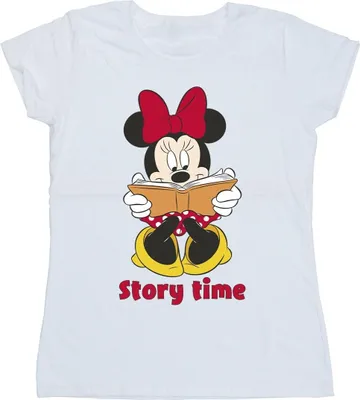 Produktbild von Disney - "Story Time" T-Shirt für Damen BI33597 (M) (Weiß)