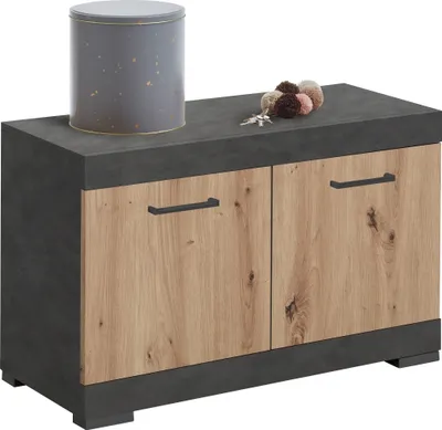 Produktbild von Garderobenschrank >BRISTOL 300< in Matera-Artisan Eiche - 80x50x34,9cm (BxHxT)