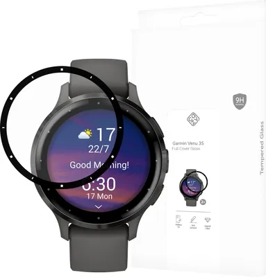 Produktbild von Schutzfolie Garmin Garmin Venu 3S (41mm) - Panzerglas - Cazy - Transparant