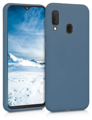 Produktbild von kwmobile Handyhülle für Samsung Galaxy A20e Hülle - TPU Case - Kabelloses Laden - Schutzhülle Cover in Flieder