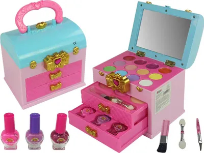 Obrázek produktu pro Makeup Beauty Set Toiletry Box Pink Bow