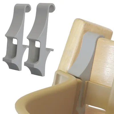 Produktbild von Adapter für altes Modell des Tripp Trapp Stuhls – Verbindet das Babyset mit dem alten Modell – Vor 2003 – Einfache Klemmbefestigung - Grau
