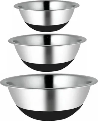 Produktbild von Rührschüsselset 3tlg. Edelstahl 20/24/28cm
