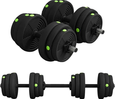 Obrázek produktu pro Nastavitelná sada činek, ergonomická protiskluzová rukojeť, všestranné posilování, čokoláda