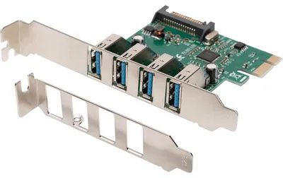 Image de DIGITUS Carte d'extension PCI Express à 4 ports USB 3.0 Digitus