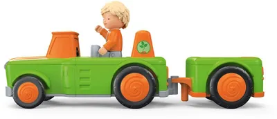 Produktbild von Toddys Spielzeug-Traktor Frank Farmy mit Schwungradmotor - kombinierbar