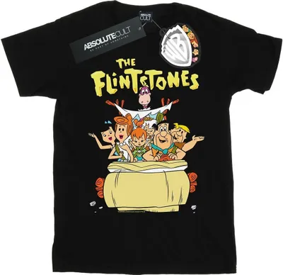 Obrázok produktu pre The Flintstones - Pánske tričko "The Ride" BI25302 (M) (Black)