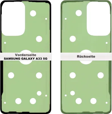 Produktbild von Samsung Galaxy A33 5G A336 Akkudeckel Klebefolie Kleber Backcover Rahmen Batterie Glue