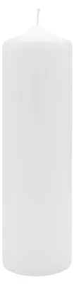 Produktbild von Spitzkopf Stumpen Kerzen Weiß 25 x Ø 7 cm, 6 Stück